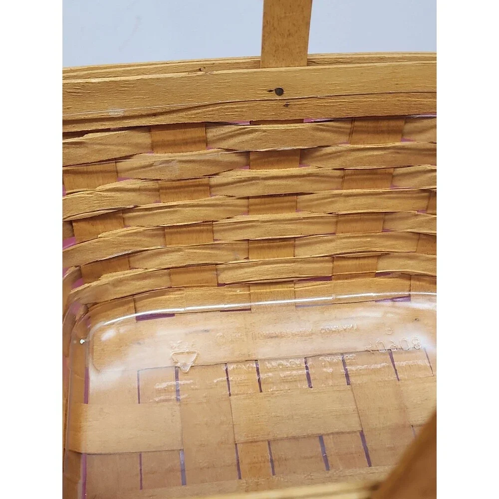 Vintage Longaberger Small Market Basket 11
